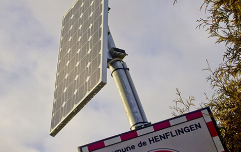 Illustration d'un panneau photovoltaïque