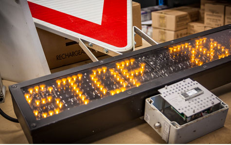 Illustration d'une signalisation renforcée